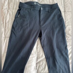 Vuori Men's Charcoal Stretch Slim Fit Chinos